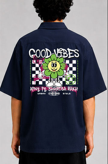 Good Vibes Unisex Oversized Shirt for man & women