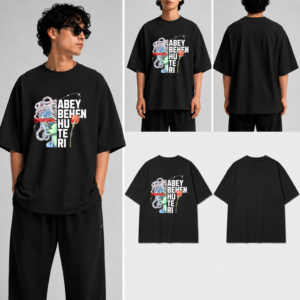 ABEY BEHEN HU TERI Unisex Oversized Standard T-Shirt for man & women