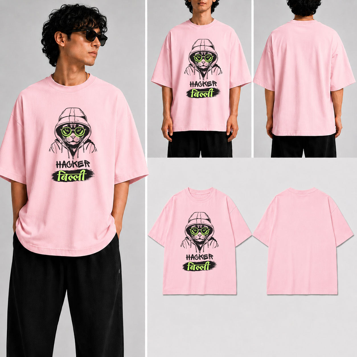 HACKER BILLI  Unisex Oversized Standard T-Shirt for man & women