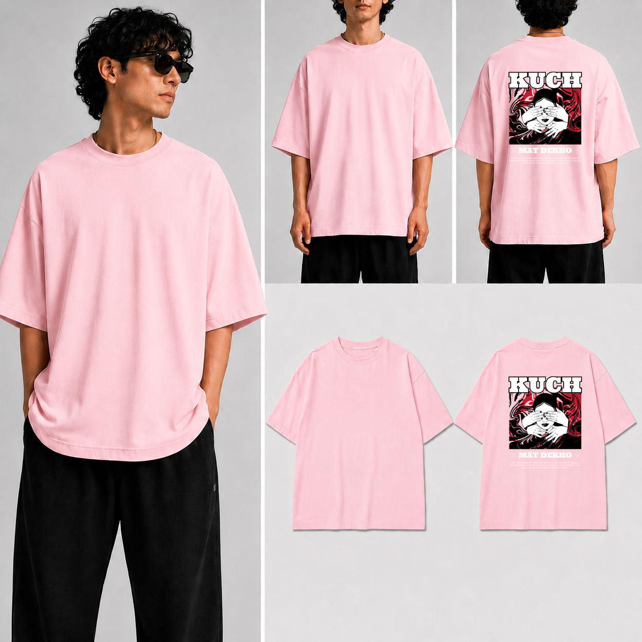 Kuch mat dekho Unisex Oversized Standard T-Shirt for man & women
