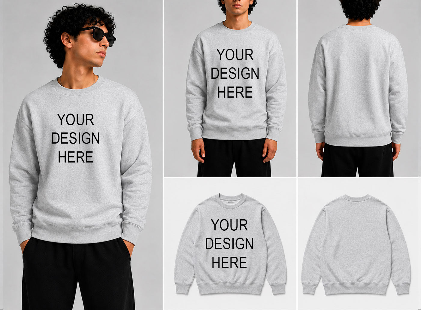 Customized Custom Personalized Unisex Sweatshirts for man & women
