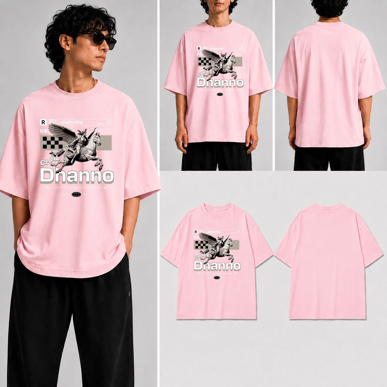 Chal Dhanno Unisex Oversized Standard T-Shirt for man & women