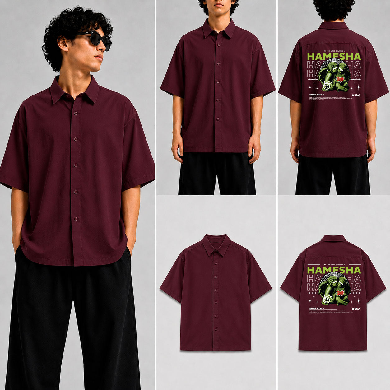 Hamesha Unisex Oversized Shirt for man & women