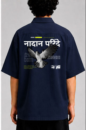 Nadaan Parindey Unisex Oversized Shirt for man & women