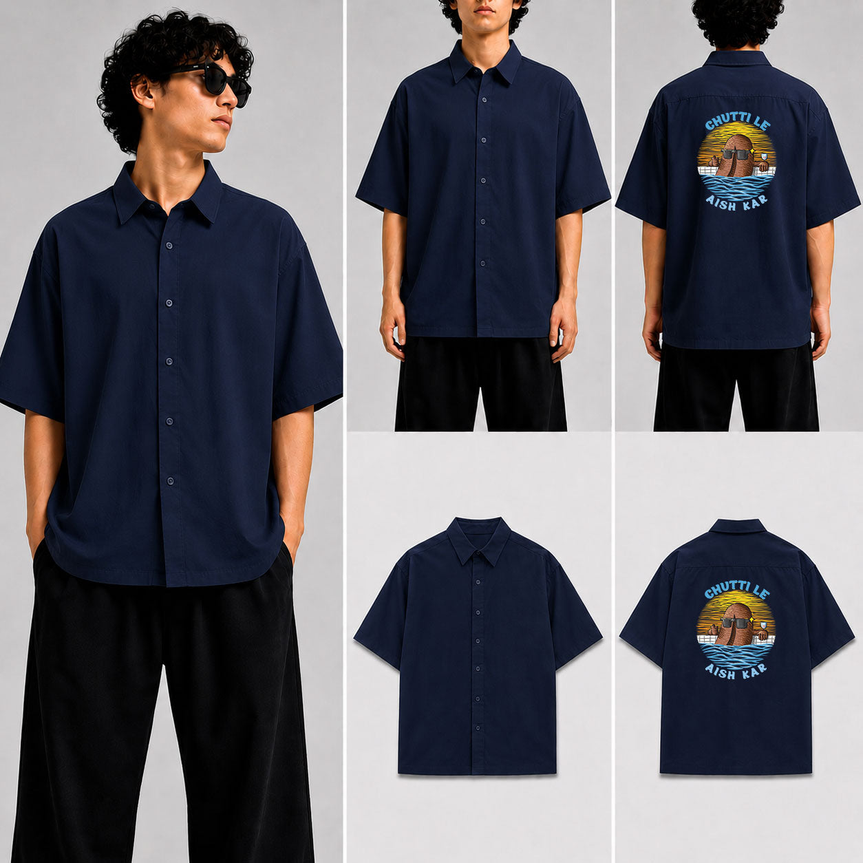 Chutti Le Unisex Oversized Shirt for man & women