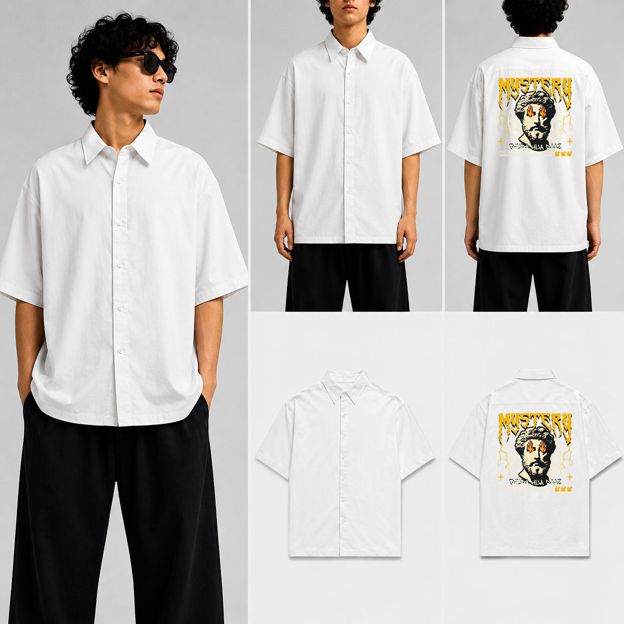 Mystry Unisex Oversized Shirt for man & women