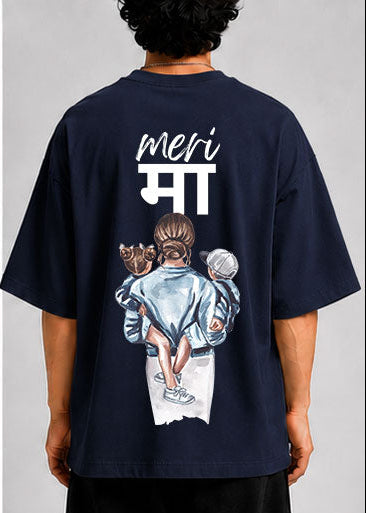 meri maa Unisex Oversized Standard T-Shirt for man & women