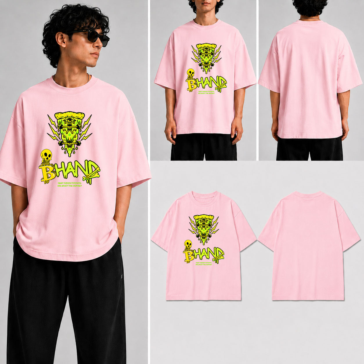 Bhand Unisex Oversized Standard T-Shirt for man & women