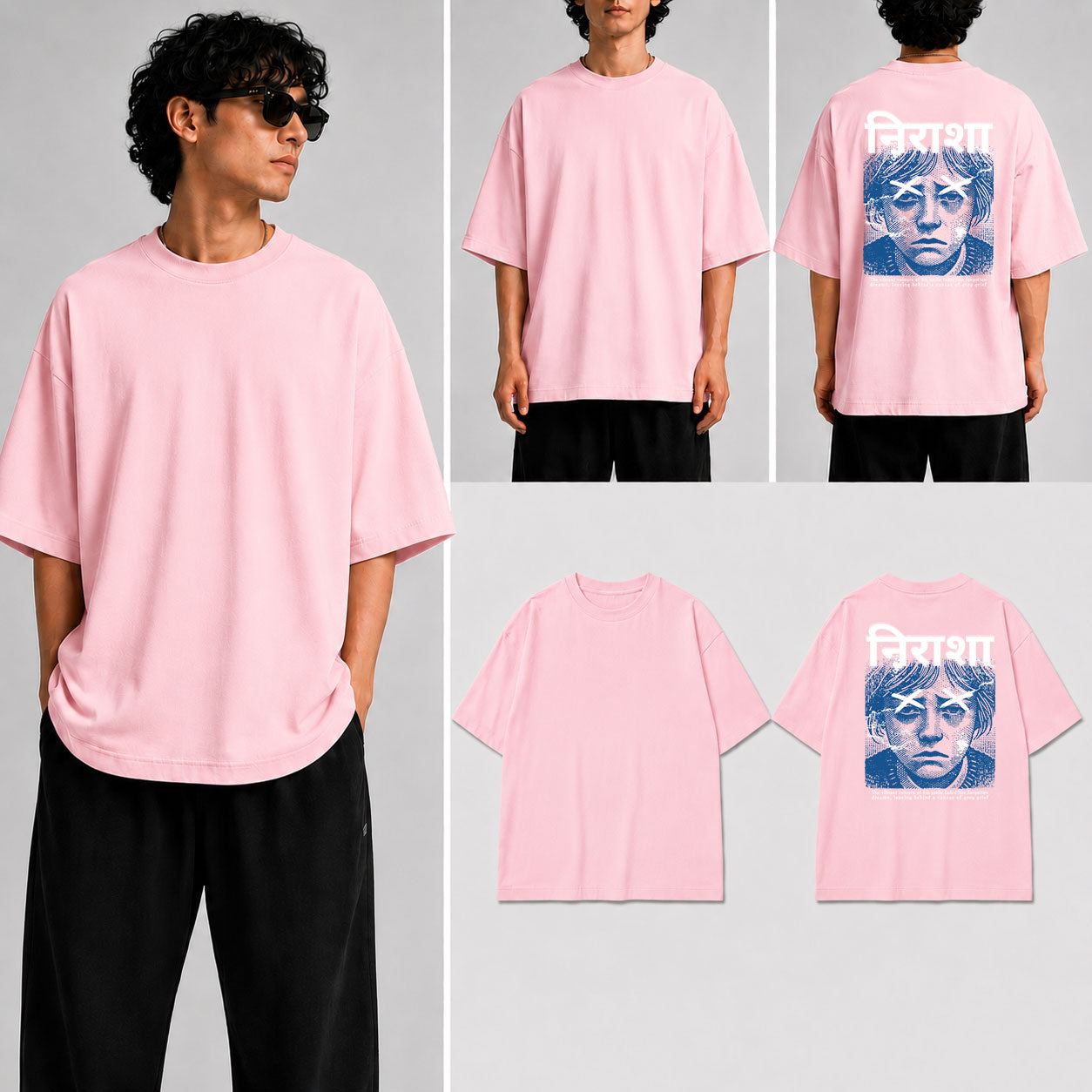 Nirasha  Unisex Oversized Standard T-Shirt for man & women