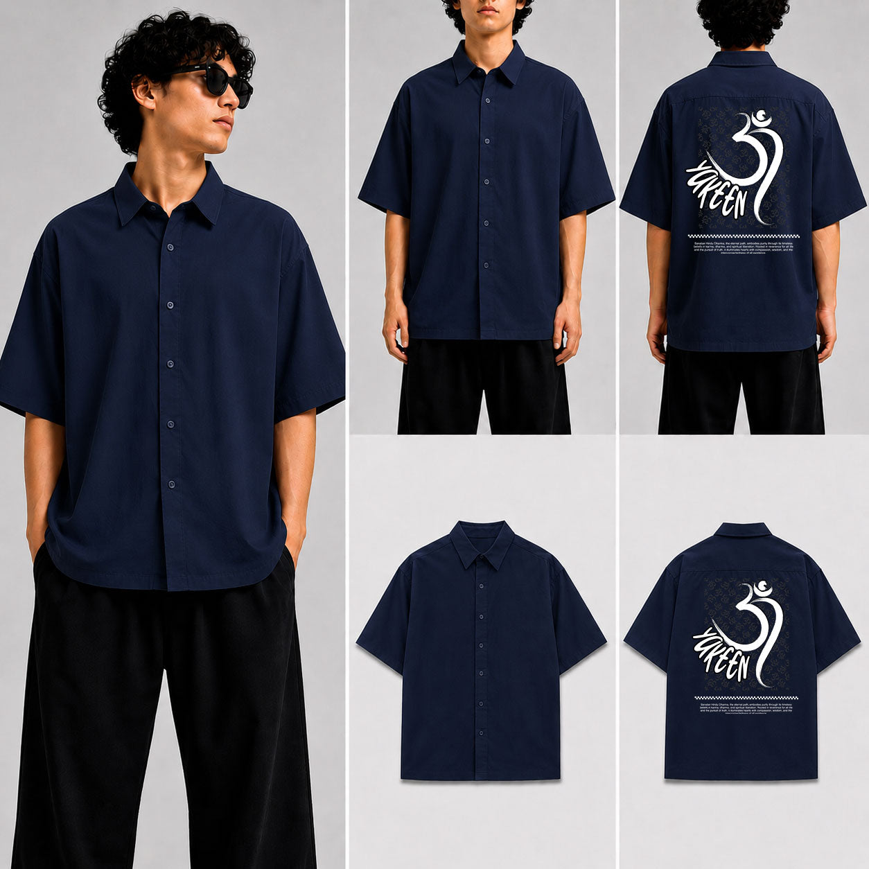 YAKEEN Unisex Oversized Shirt for man & women