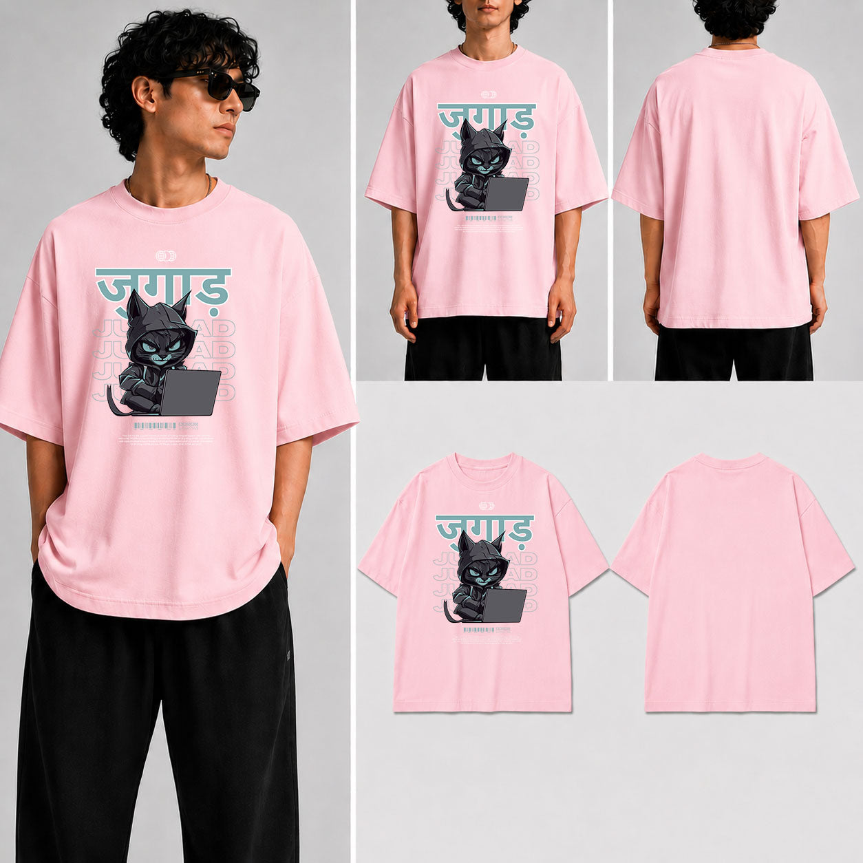 Jugaad Unisex Oversized Standard T-Shirt for man & women