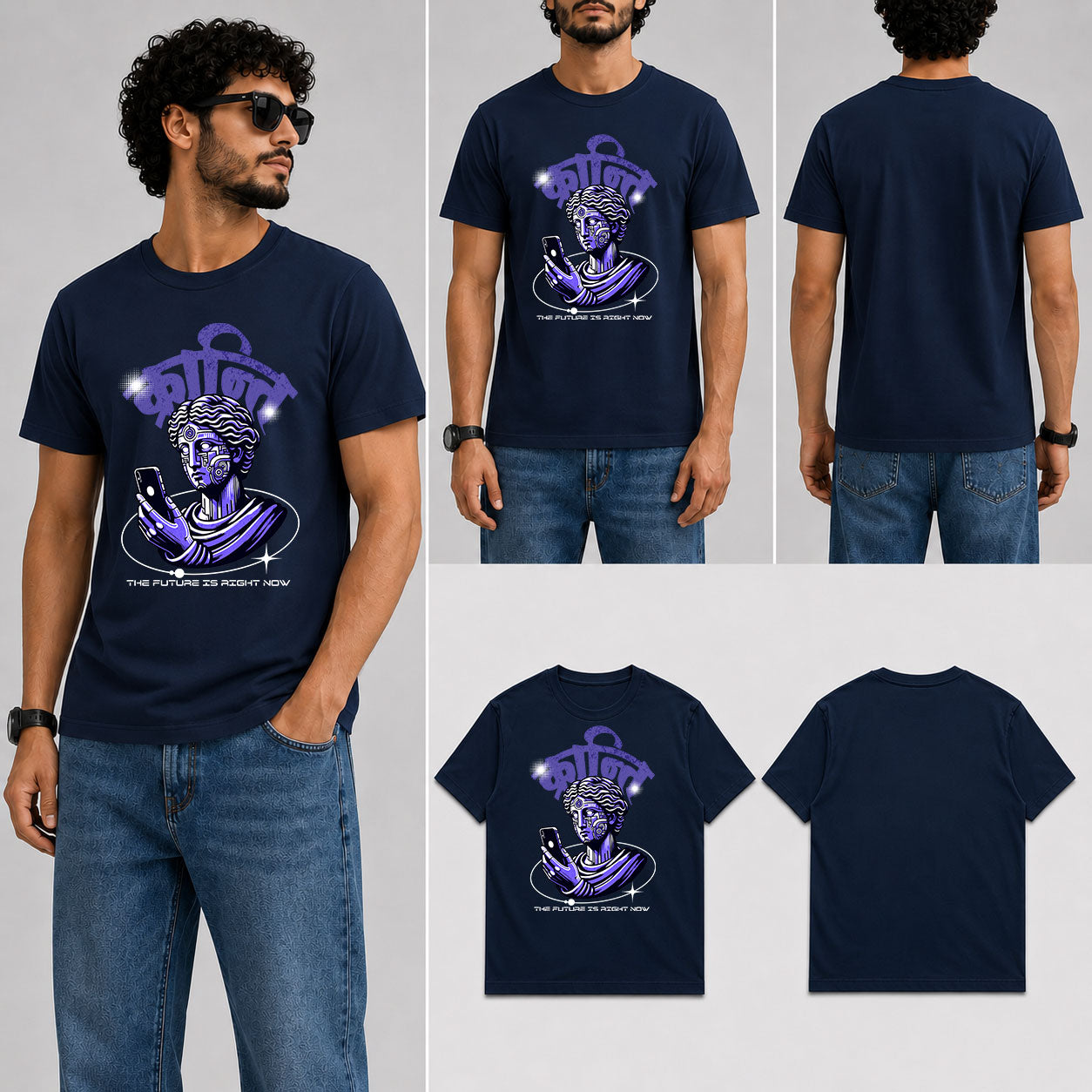 Kranti Male Round Neck Half Sleeve T-Shirt