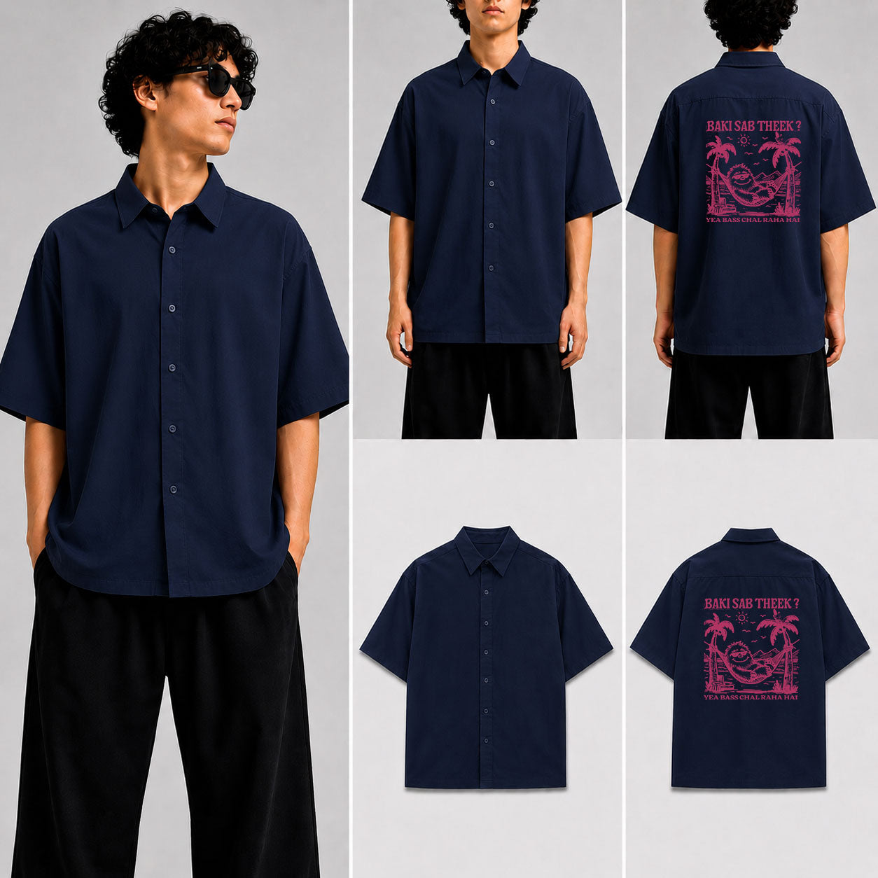 BAKI SAB THEEK Unisex Oversized Shirt for man & women