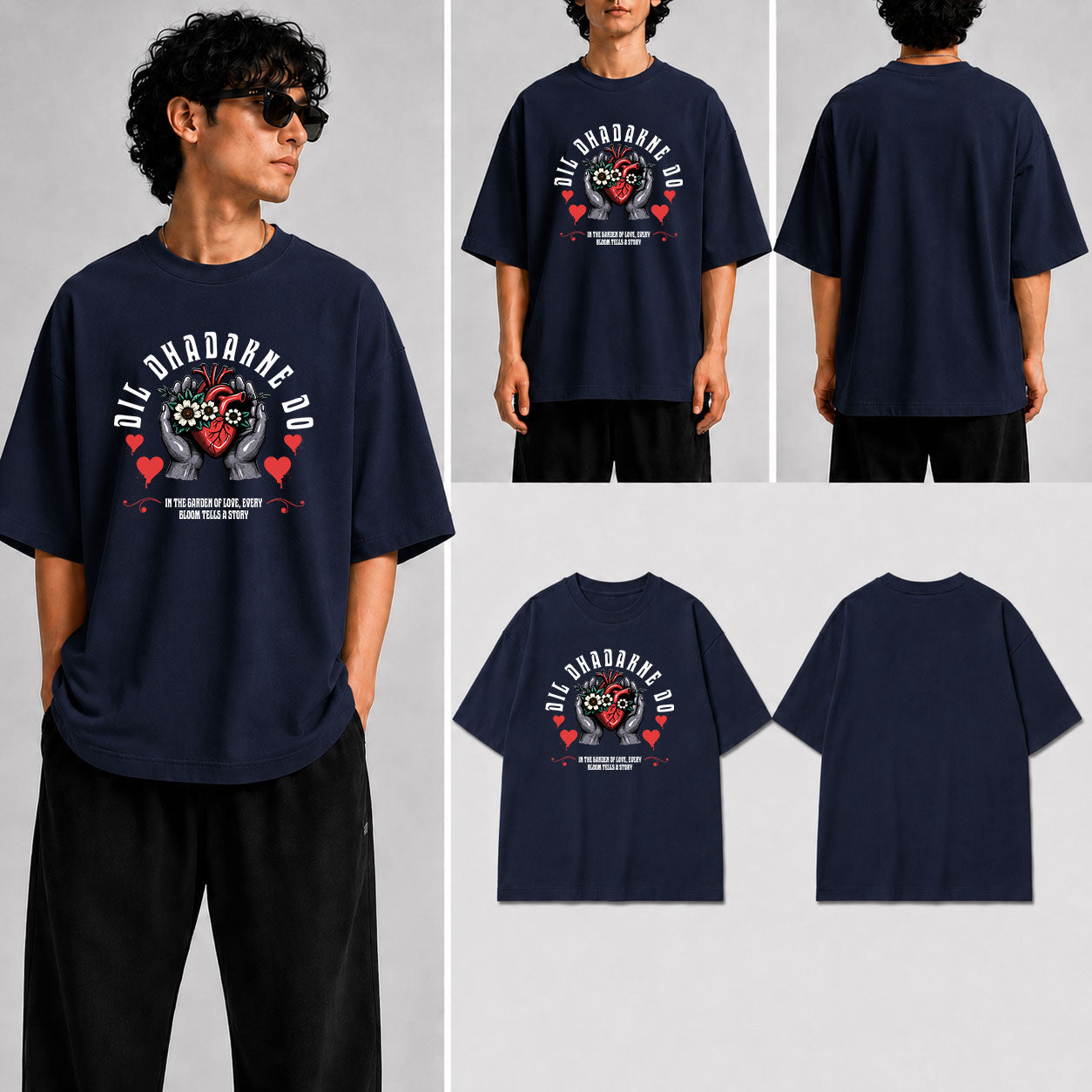 Dil dhadakne do Unisex Oversized Standard T-Shirt for man & women