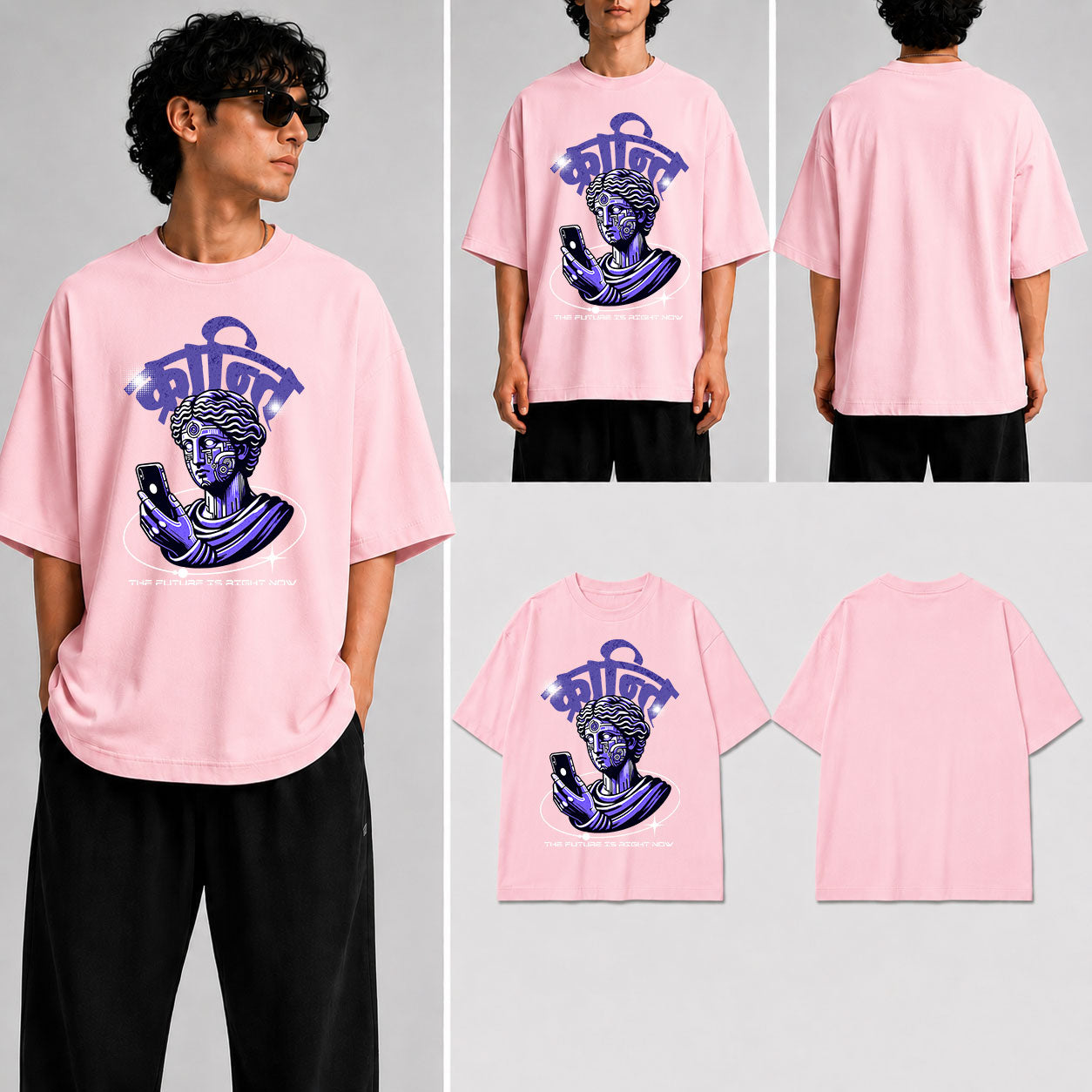 Kranti Unisex Oversized Standard T-Shirt for man & women