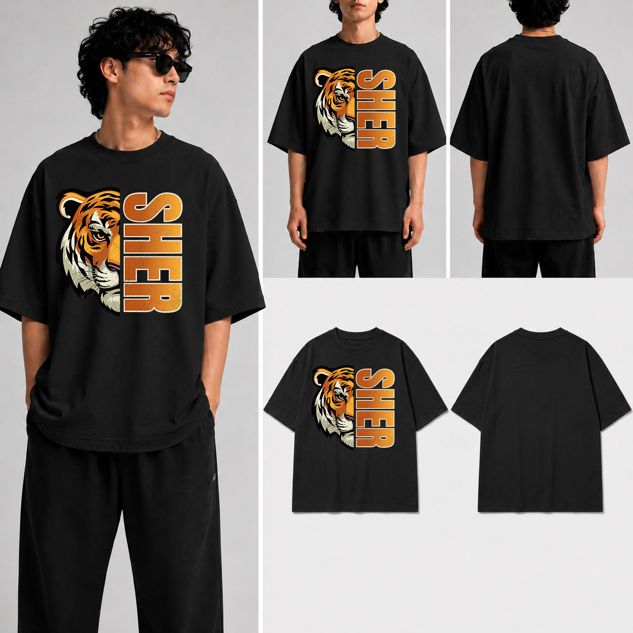 SHER Unisex Oversized Standard T-Shirt for man & women