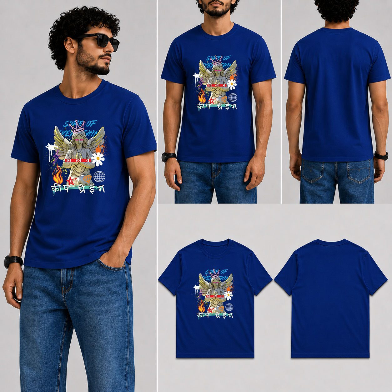 Sure of Ever Thin Male Round Neck Half Sleeve T-Shirt