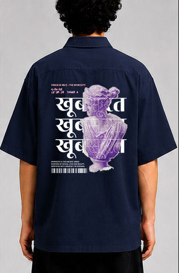 KHOOBSURAT Unisex Oversized Shirt for man & women