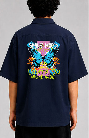 Smile Mood Louta Do Mujhe Hashi Unisex Oversized Shirt for man & women