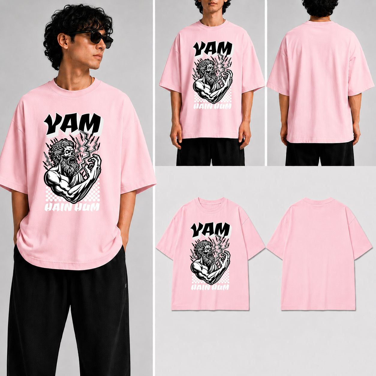 YAM HAIN HUM  Unisex Oversized Standard T-Shirt for man & women
