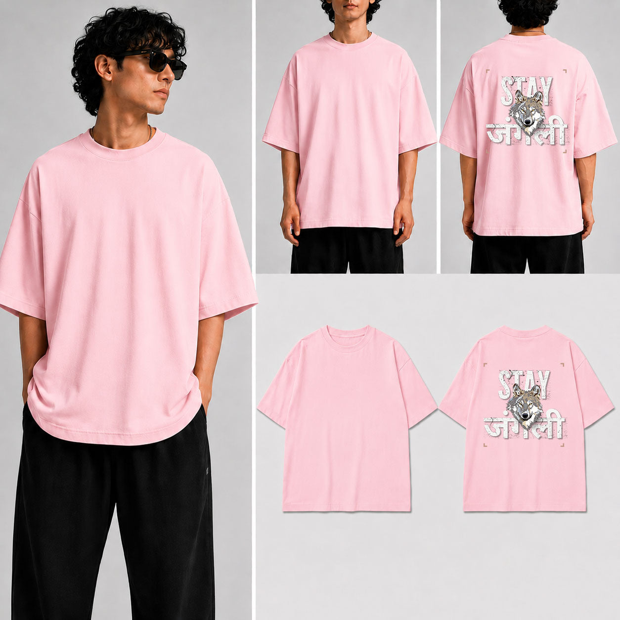 STAY JUNGLI Unisex Oversized Standard T-Shirt for man & women