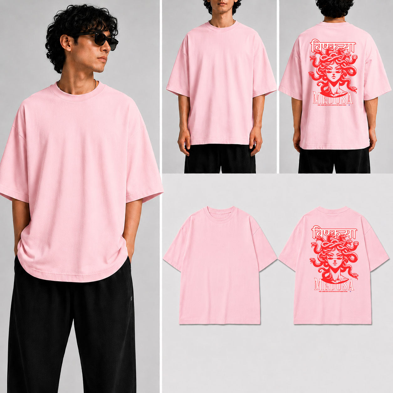 BISHKANNYA MEDUSA Unisex Oversized Standard T-Shirt for man & women