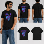 Furious Tiger Male Round Neck Half Sleeve T-Shirt