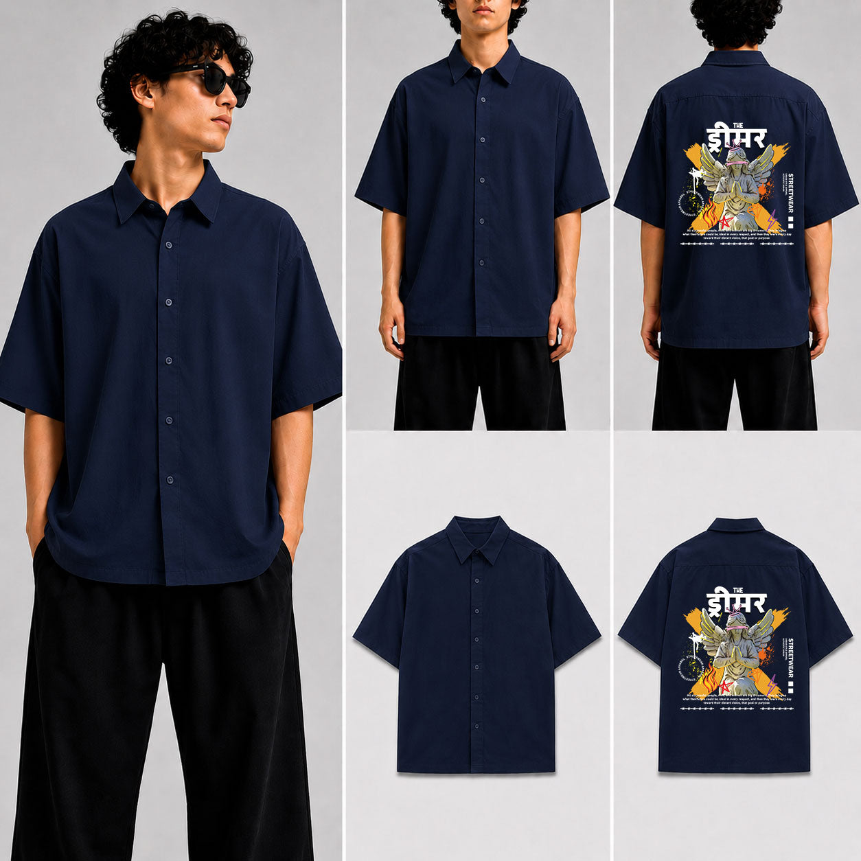 The ड्रीमर Unisex Oversized Shirt for man & women