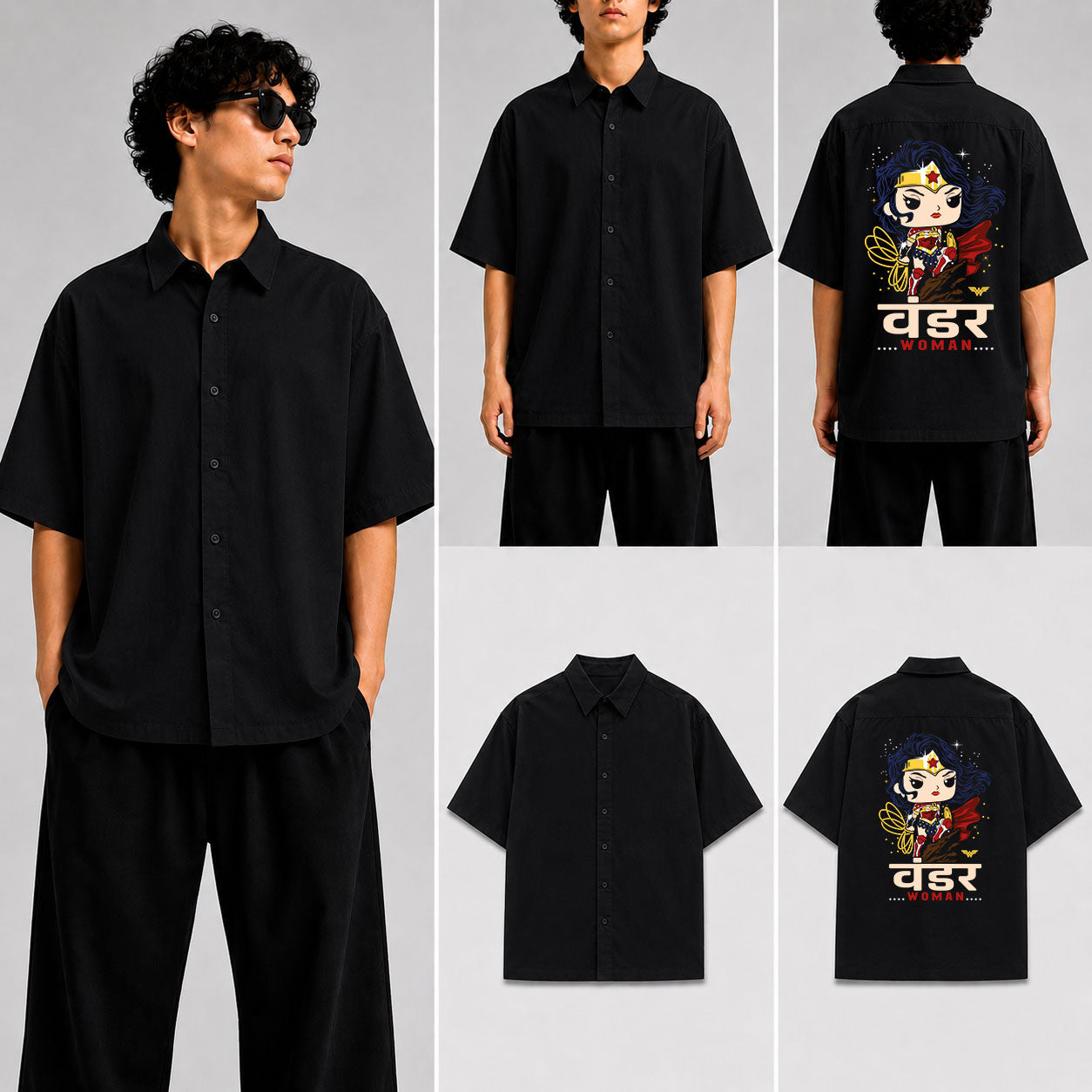 वंडर Woman Unisex Oversized Shirt for man & women
