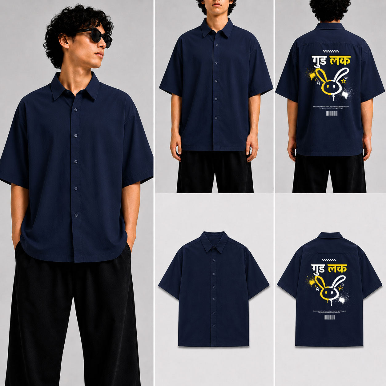 good luck Unisex Oversized Shirt for man & women