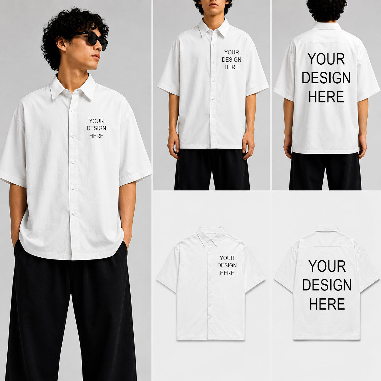 Customized Custom Personalized Unisex Oversized Shirt for man & women
