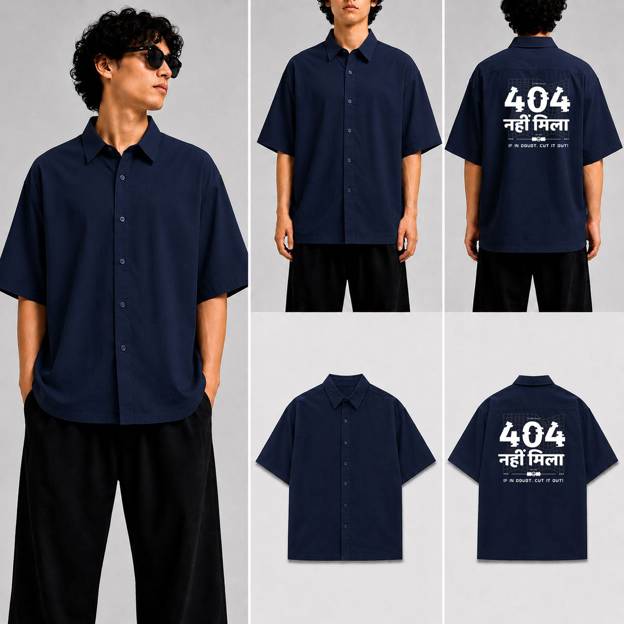404 Nahi Mila Unisex Oversized Shirt for man & women