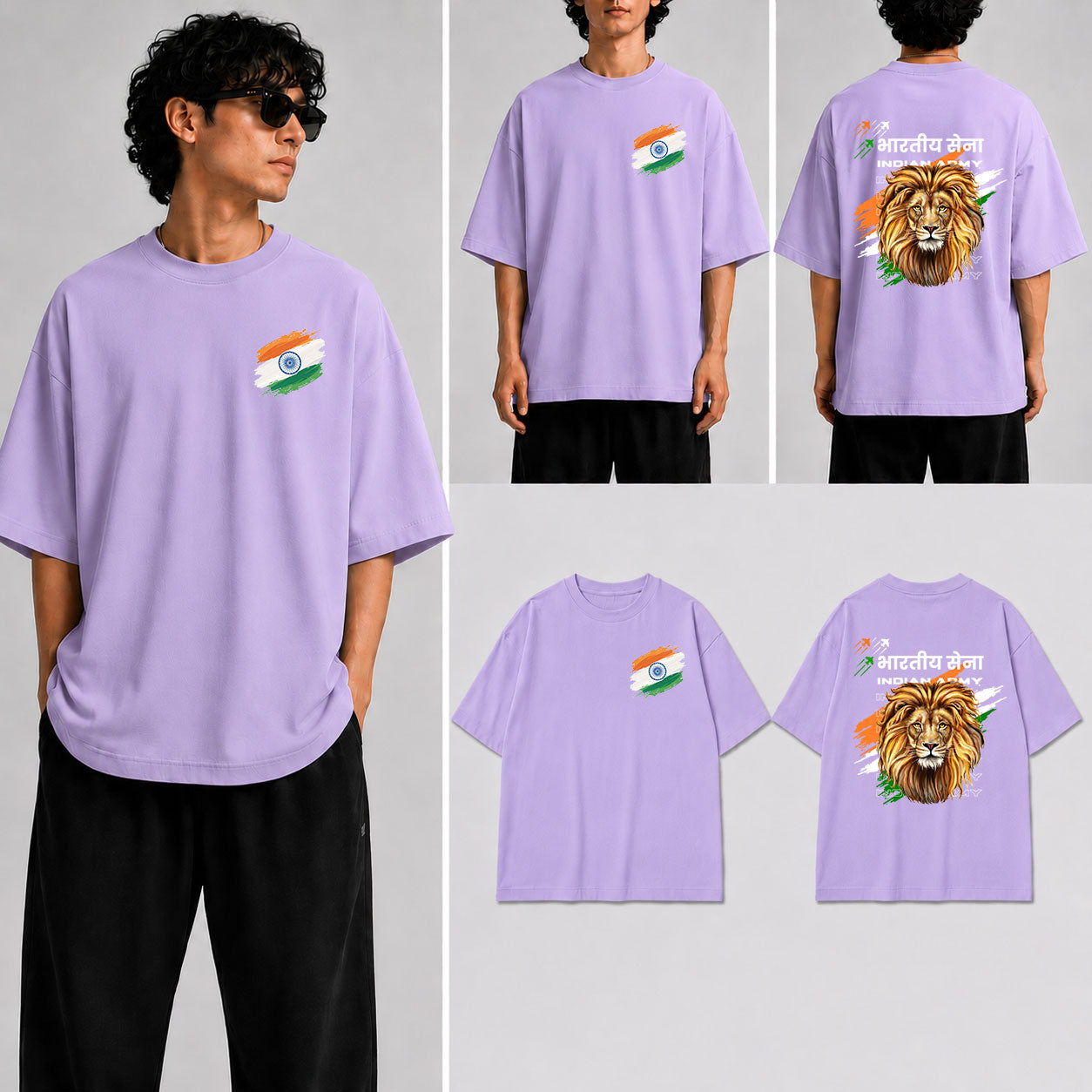 Bharatiya Sena Unisex Oversized Standard T-Shirt for man & women