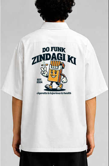 DO FUNK ZINDAGI KI Unisex Oversized Shirt for man & women