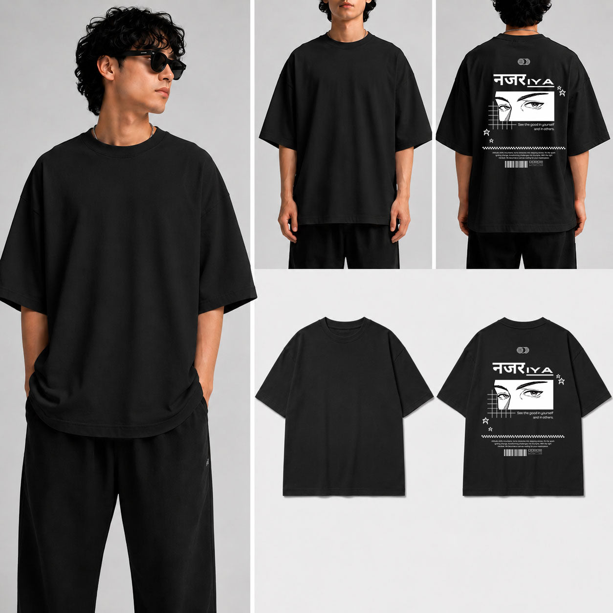 Najariya Unisex Oversized Standard T-Shirt for man & women