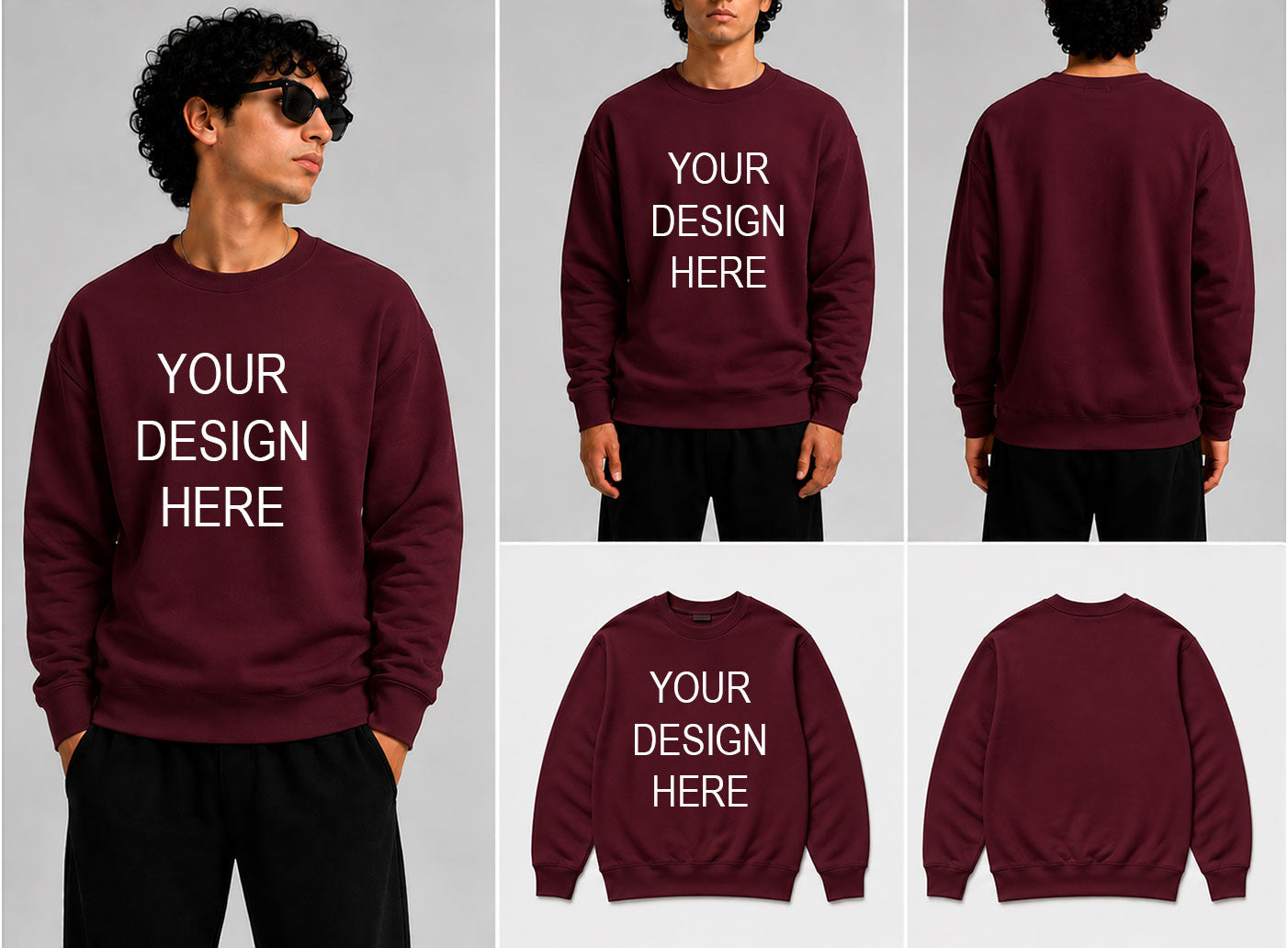 Customized Custom Personalized Unisex Sweatshirts for man & women