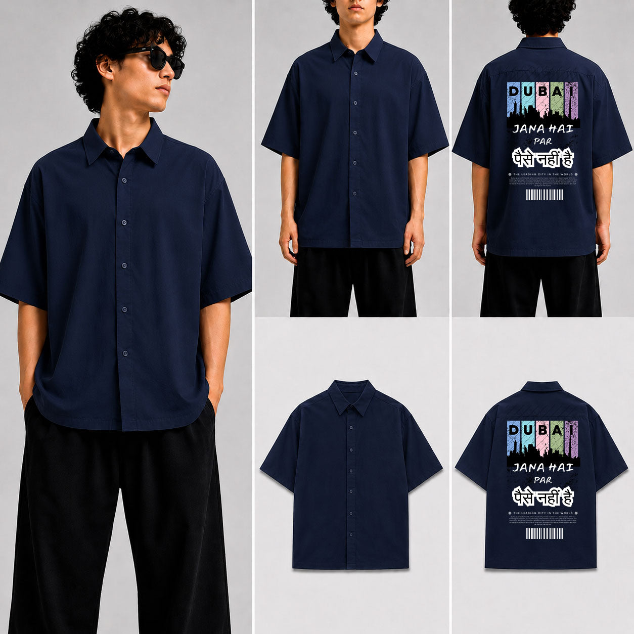 Dubai Jana Hai Unisex Oversized Shirt for man & women