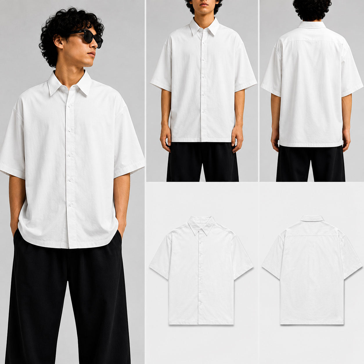 Plain White Unisex Oversized Shirt for man & women