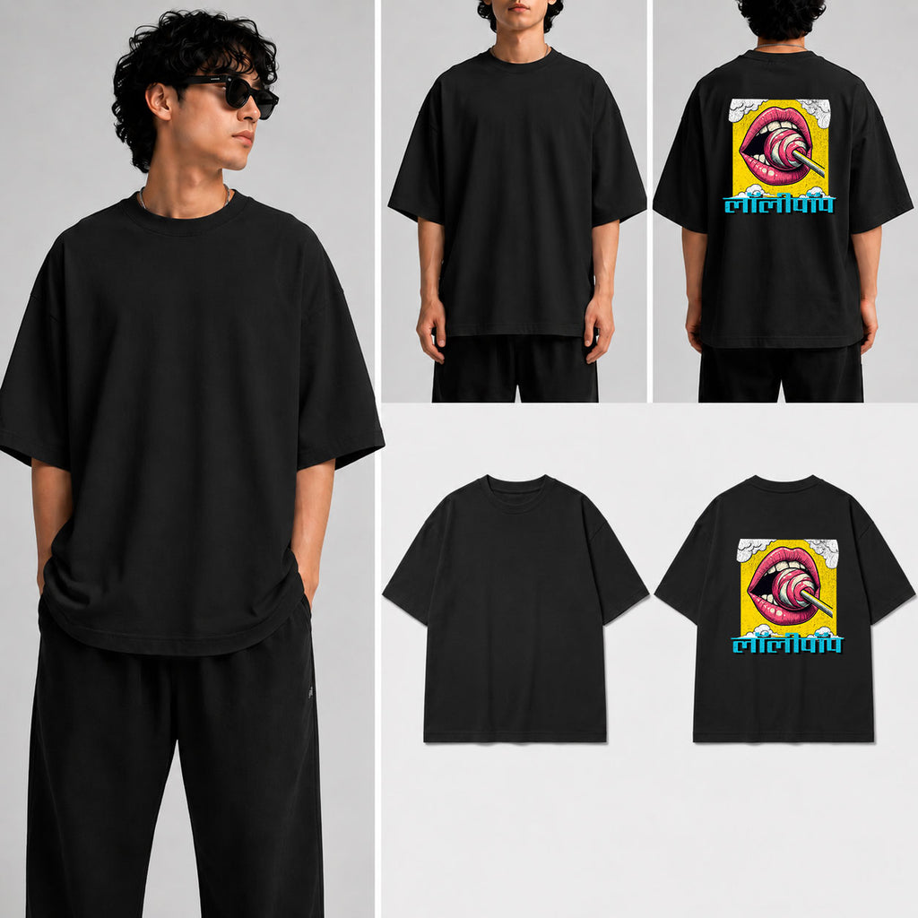 लॉलीपॉप Unisex Oversized Standard T-Shirt for man & women