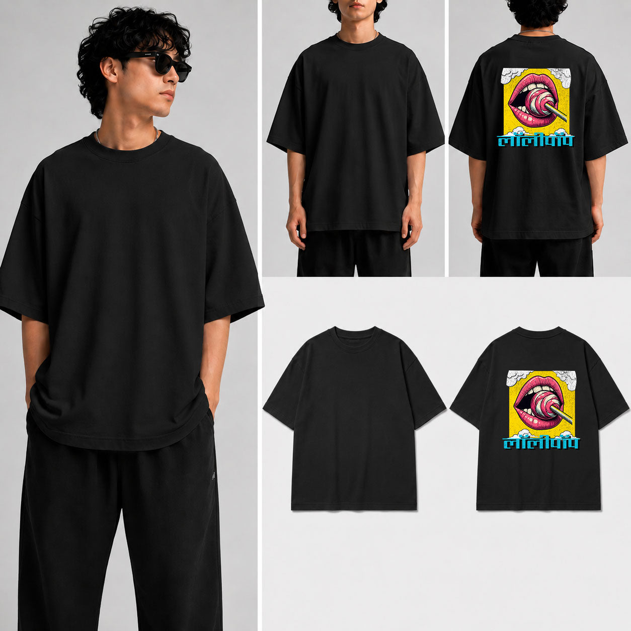 लॉलीपॉप Unisex Oversized Standard T-Shirt for man & women