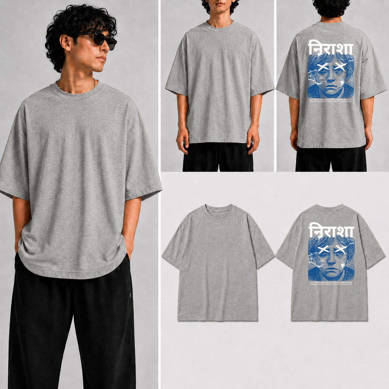 Nirasha  Unisex Oversized Standard T-Shirt for man & women
