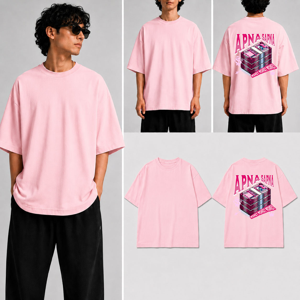 Apna Sapna Unisex Oversized Standard T-Shirt for man & women