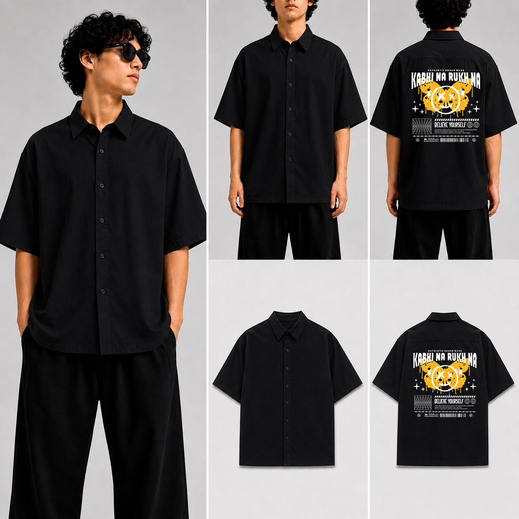 Kabhi Na Rukh Na Unisex Oversized Shirt for man & women