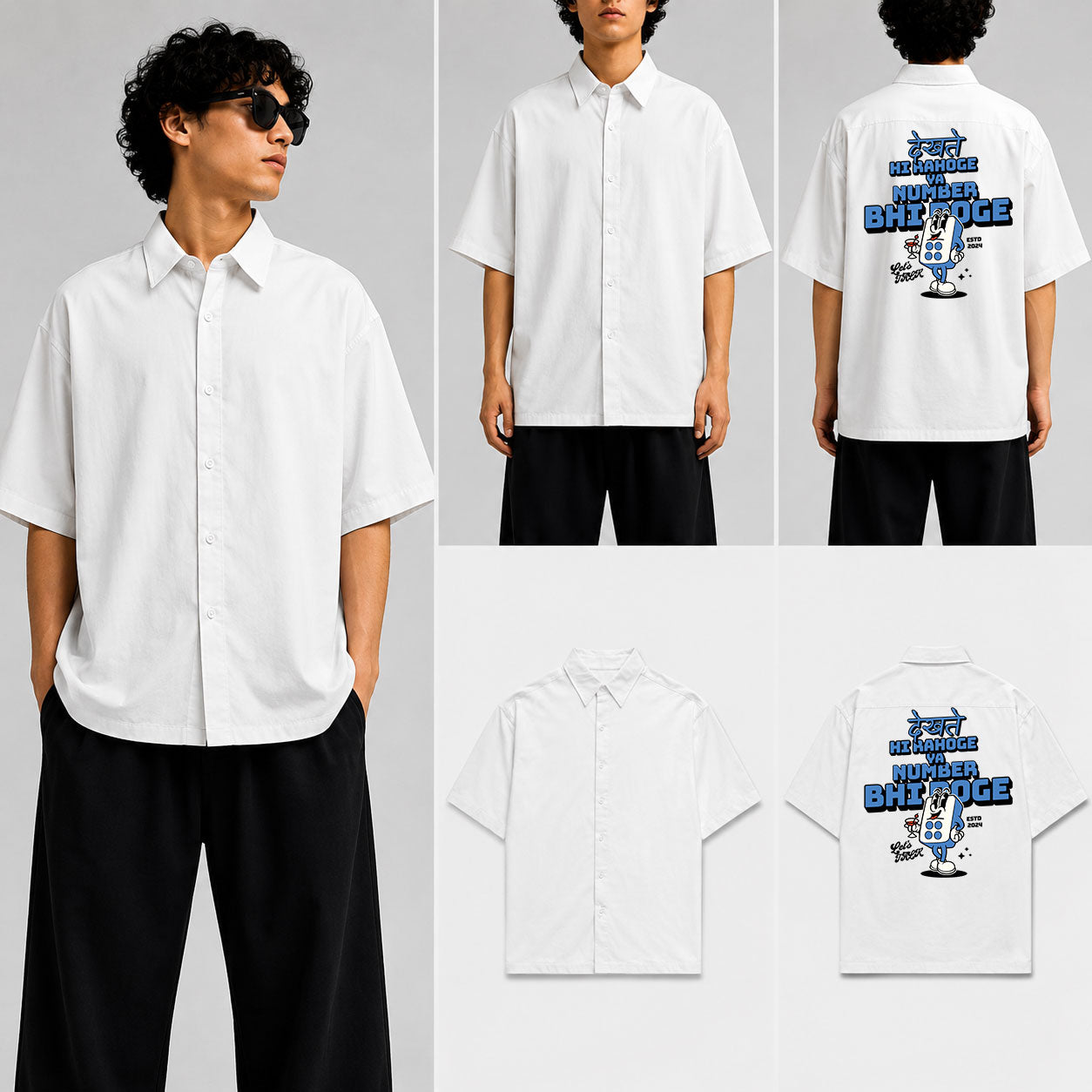 DEKHTE HI RAHOGE Unisex Oversized Shirt for man & women