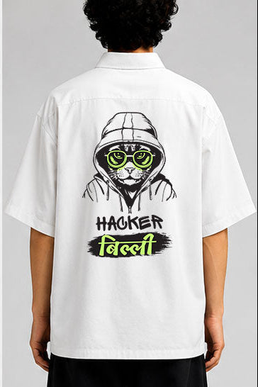 HACKER BILLI Unisex Oversized Shirt for man & women