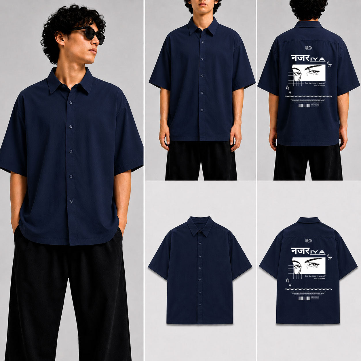 Najariya Unisex Oversized Shirt for man & women
