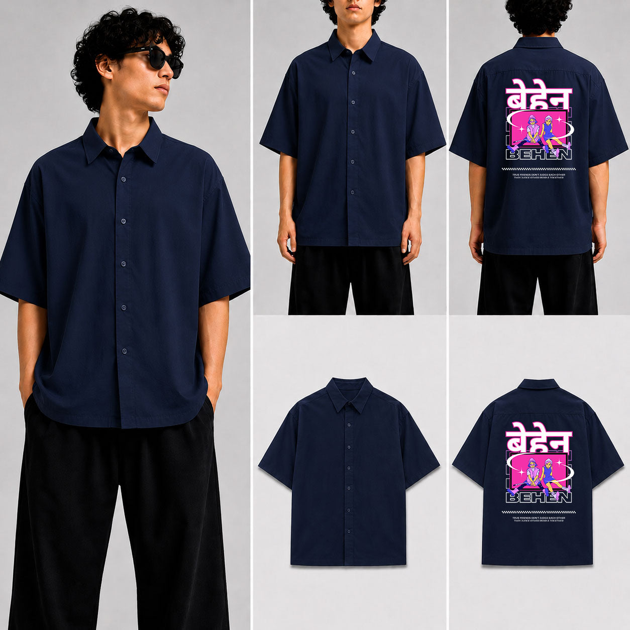 Behen Unisex Oversized Shirt for man & women