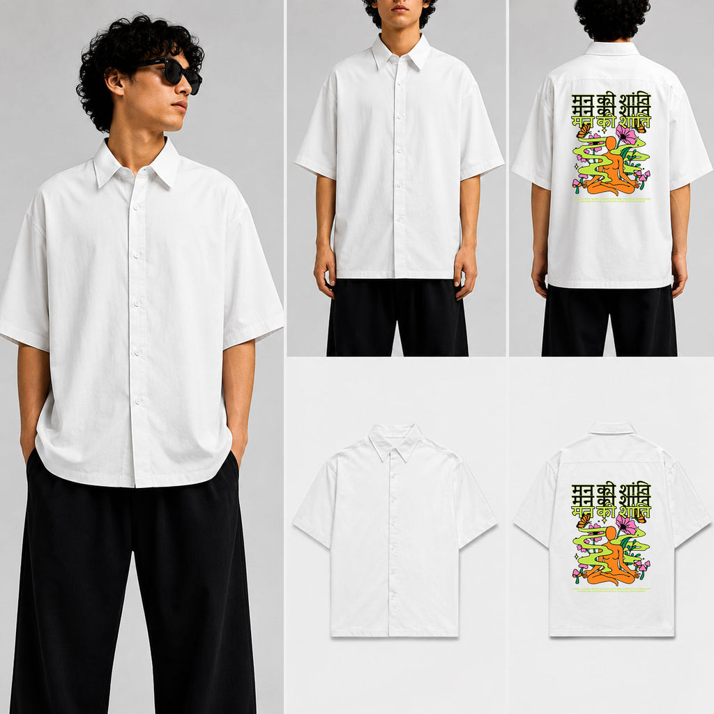 Man ki Shanti Unisex Oversized Shirt for man & women