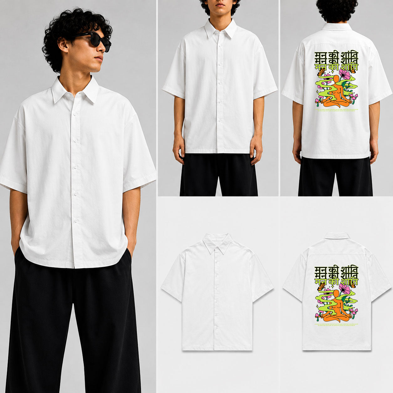 Man ki Shanti Unisex Oversized Shirt for man & women
