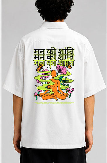 Man ki Shanti Unisex Oversized Shirt for man & women